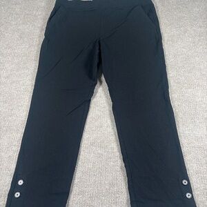 Counterparts Black Pants with Hem Buttons 1321